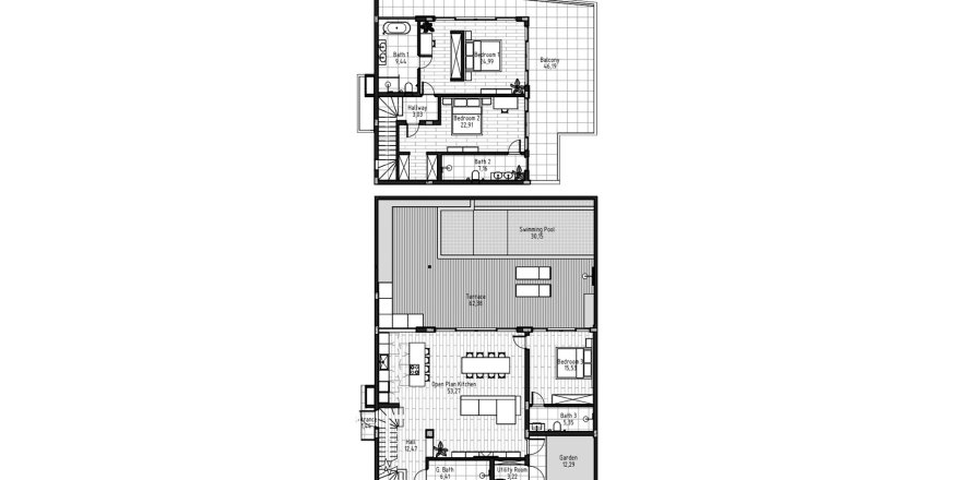 3 bedrooms Villa in Serenity Villas Ubud, Gianyar, Indonesia No. 10066