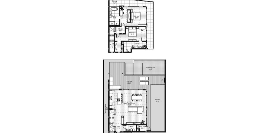 Вилла с 2 спальнями в Serenity Villas, Убуд, Гианьяр, Индонезия № 7346