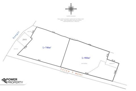 Земельный участок 1640м2 в Tampaksiring, Гианьяр, Индонезия № 13564 12