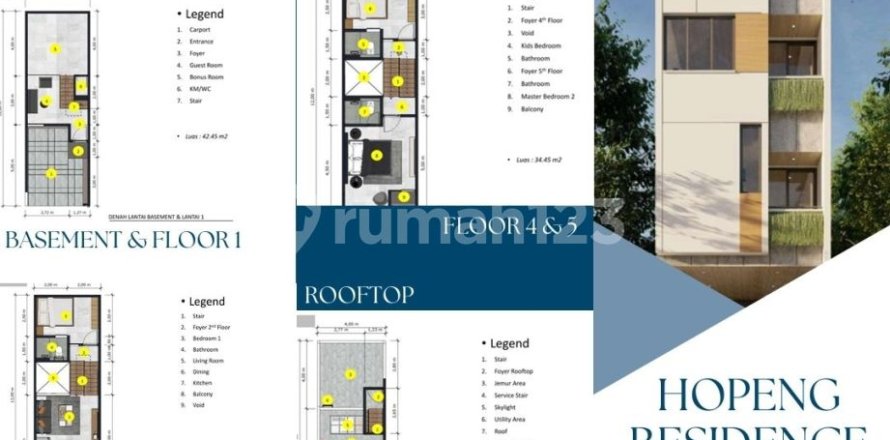 4 bedrooms House in Jakarta, Indonesia No. 13394
