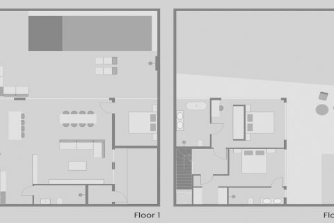 Villa floor plan «2BR-42», 2 bedrooms in Serenity Villas