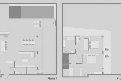 Villa floor plan «2BR-41», 2 bedrooms in Serenity Villas