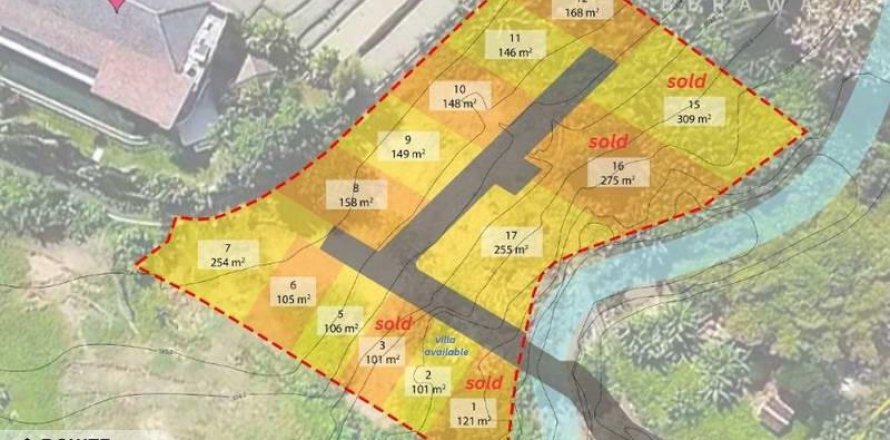 105m2 Land in Canggu, Badung, Indonesia No. 9570