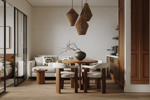 Квартира с 1 спальней в Abba Melasti Residence, Бадунг, Индонезия № 8424 1