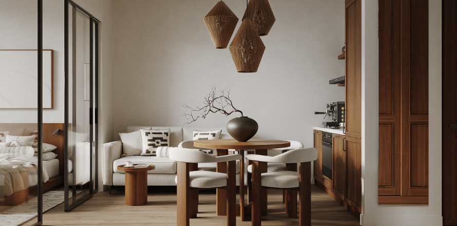 Квартира с 1 спальней в Abba Melasti Residence, Бадунг, Индонезия № 8424
