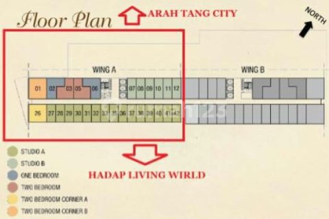 2 bedrooms Apartment in Pinang, Tangerang City, Indonesia No. 13444 18