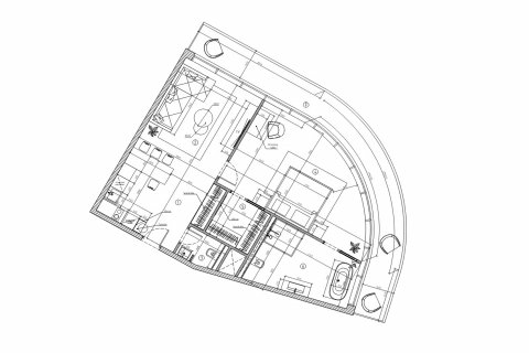 Apartment floor plan «1BR-12», 1 bedroom in Oceanspire Residence