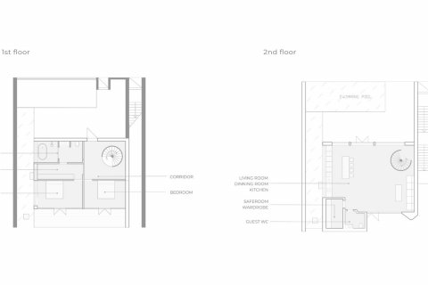 Планировка Виллы «2BR-26» с 2 спальнями в ЖК Parq Citadel