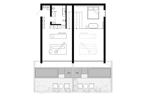 Apartment floor plan «1BR», 1 bedroom in The HEIGHTS