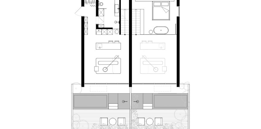 Apartment floor plan «1BR», 1 bedroom in The HEIGHTS