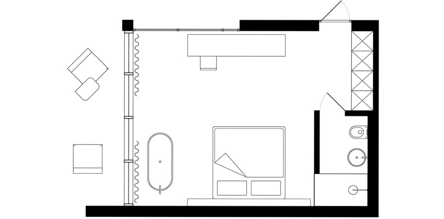 Studio Apartment in The HEIGHTS Mengwi, Badung,  No. 9203