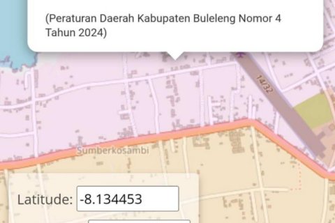 4800m2 Land in Lovina, Anturan, Buleleng, Indonesia No. 13630 9