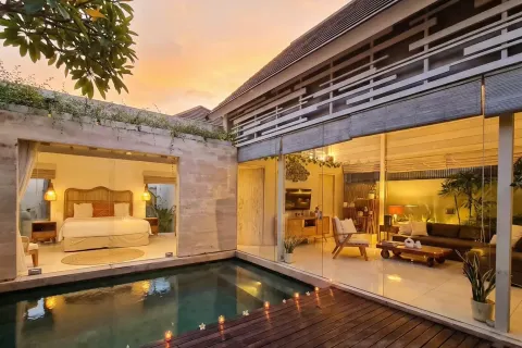Вилла с 2 спальнями в Canggu, Бадунг, Индонезия № 10404