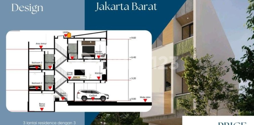 4 bedrooms House in Kebon Jeruk, Jakarta, Indonesia No. 13422