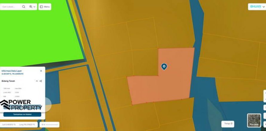 3230m2 Land in Abiansemal, Badung, Indonesia No. 8864