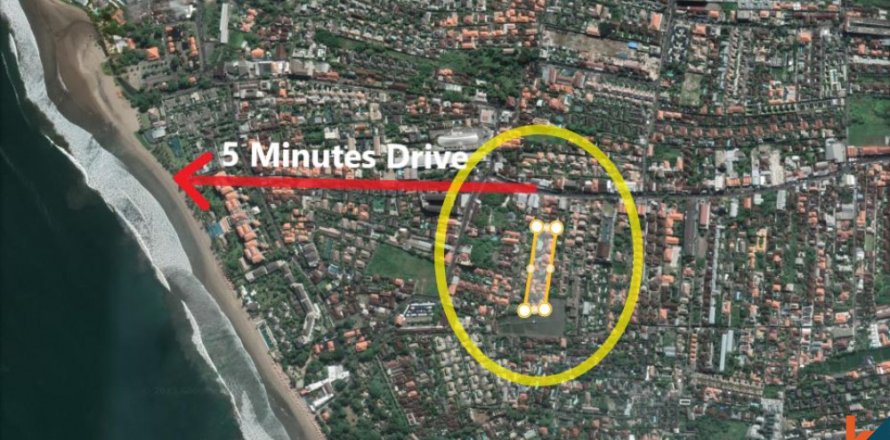 Земельный участок в Seminyak, Бадунг, Индонезия № 11529