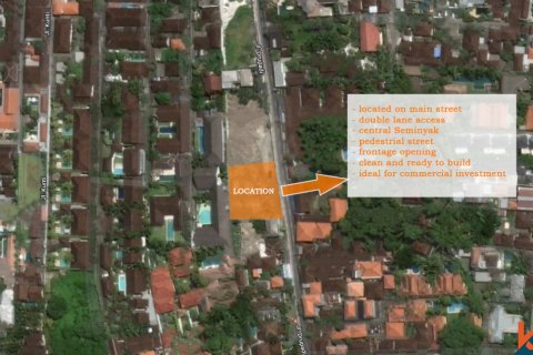 Земельный участок в Seminyak, Бадунг, Индонезия № 11586