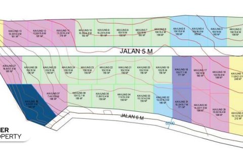 Земельный участок 150м2 в Южная Кута, Бадунг,  № 9266 1