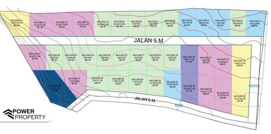 Земельный участок 150м2 в Южная Кута, Бадунг,  № 9266